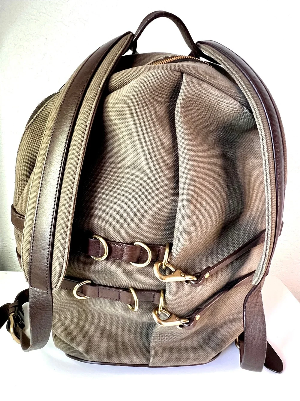 Mismo MS Sprint Canvas & Leather Backpack | Rugged Distressed Style